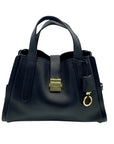 Radley London Black Pebbled Leather Sloane Street Convertible Satchel Bag