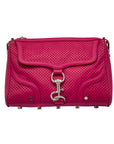 Rebecca Minkoff Pink Perforated Leather Crossbody Bag