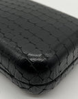 Kotur Black Snake Embossed Clutch