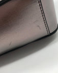 DKNY Metallic Silver Small Ashlyn Crossbody Camera Bag