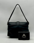 Coach Black Vintage Hampton Flap Bag F11196