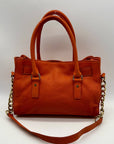 Michael Kors Orange Hamilton Shoulder Bag