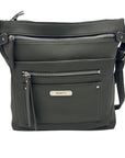 Rosetti Green Faux Leather Crossbody Bag