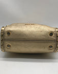 Michael Kors Gold Studded Newbury Medium Chain Shoulder Bag