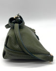 Kate Spade Enchanted Green Pebbled Leather Mini Crossbody Bag