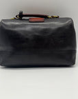 Old Trend Genuine Leather Black Doctor Satchel Bag