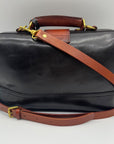 Old Trend Genuine Leather Black Doctor Satchel Bag