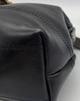 Old Trend Genuine Leather Black Doctor Satchel Bag