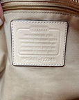 Coach Pink Saffiano Leather Zip Top Tote Bag F27349