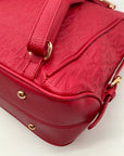 MKF Red Signature Backpack Bag