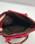 MKF Red Signature Backpack Bag