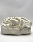 Arezzo Cream Leather Shoulder Bag