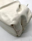 Arezzo Cream Leather Shoulder Bag