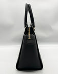 Michael Kors Black Saffiano Leather Selma Convertible Satchel Bag