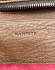 Hammitt VIP Orchestra Brown Pebbled Leather Medium Crossbody Clutch