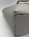 Michael Kors Pearl Grey Coated Canvas Sheila Tote