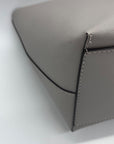Michael Kors Pearl Grey Coated Canvas Sheila Tote