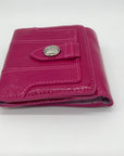 Coach Pink Leather Billfold Wallet
