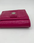 Coach Pink Leather Billfold Wallet