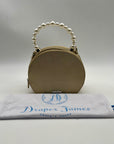 Draper James Gold Round Crossbody Bag