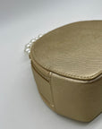 Draper James Gold Round Crossbody Bag