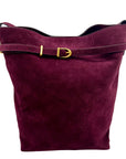 Madewell Red Belted Suede Satchel Bag