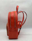 Michael Kors Red Clay Jaycee Zip Pocket Backpack Bag