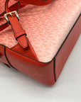 Michael Kors Red Clay Jaycee Zip Pocket Backpack Bag