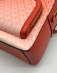 Michael Kors Red Clay Jaycee Zip Pocket Backpack Bag