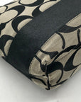 Coach Signature Canvas Black Tote Bag F15112