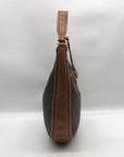 Michael Kors Brown Monogram Canvas Lydia Hobo Shoulder Bag