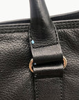 Kate Spade Black Pebbled Leather Primrose Hill Goldie Satchel Bag