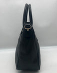Kate Spade Black Pebbled Leather Primrose Hill Goldie Satchel Bag