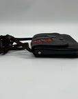 Artisan Black Leather Crossbody Bag