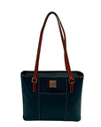 Dooney & Bourke Teal Pebble Grain Lexington Small Tote Bag