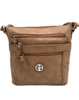 Giani Bernini Brown Pebble Crossbody Bag