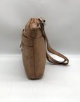 Giani Bernini Brown Pebble Crossbody Bag