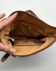 Giani Bernini Brown Pebble Crossbody Bag