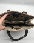 Dooney & Bourke Tan East/West Signature Tote Bag