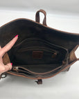 Baseballism Brown Glove Leather Crossbody Bag