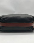 Gironacci Black & Brown Leather Studded Shoulder Bag