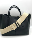 Radley London Black Pebbled Leather Medium Hillgate Place Grab Satchel Bag