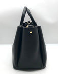 Radley London Black Pebbled Leather Medium Hillgate Place Grab Satchel Bag