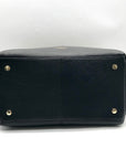 Radley London Black Pebbled Leather Medium Hillgate Place Grab Satchel Bag
