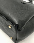 Radley London Black Pebbled Leather Medium Hillgate Place Grab Satchel Bag