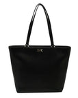 Michael Kors Black Leather Mott Tote Bag