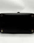 Michael Kors Black Leather Mott Tote Bag