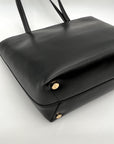 Michael Kors Black Leather Mott Tote Bag