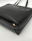 Michael Kors Black Leather Mott Tote Bag