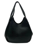 Style & Co Black Soft Whipstitch 4-Poster Tote Bag